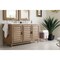 James Martin Vanities Portland 60in Double Vanity Whitewashed Walnut w/ 3 CM Ethereal Noctis Quartz Top 620-V60D-WW-3ENC - alternate 2